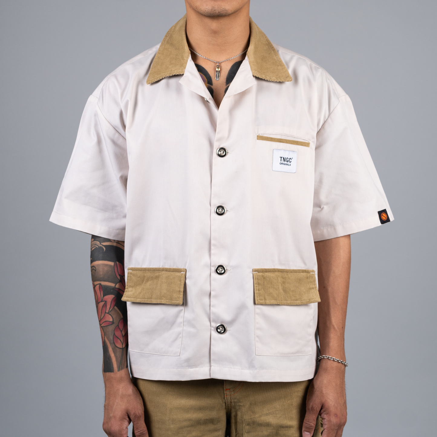 S/S Bone Box Chore Shirt