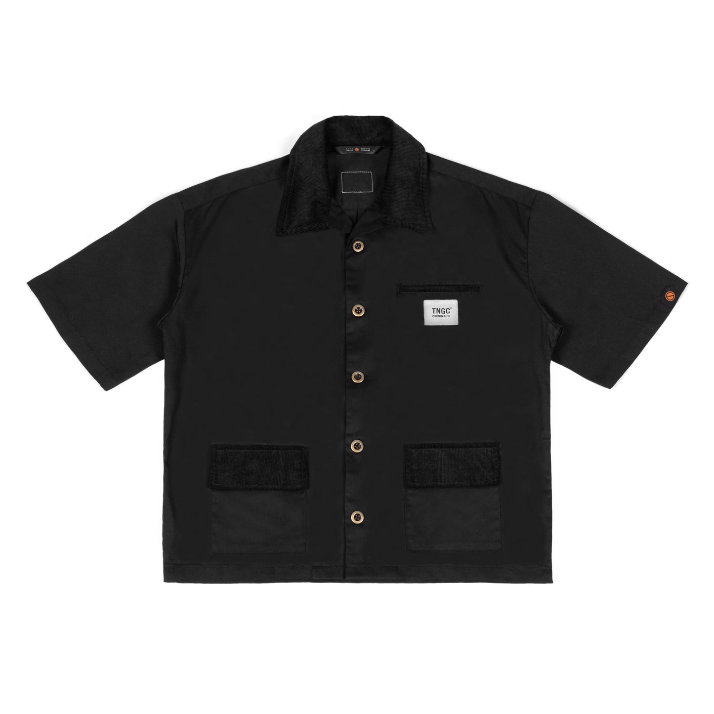 S/S Jet Black Box Chore Shirt